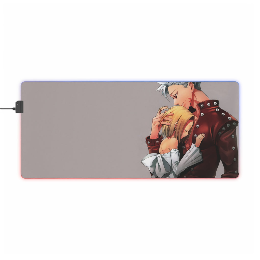 Ban and his Elaine RGB LED Mouse Pad (Desk Mat)