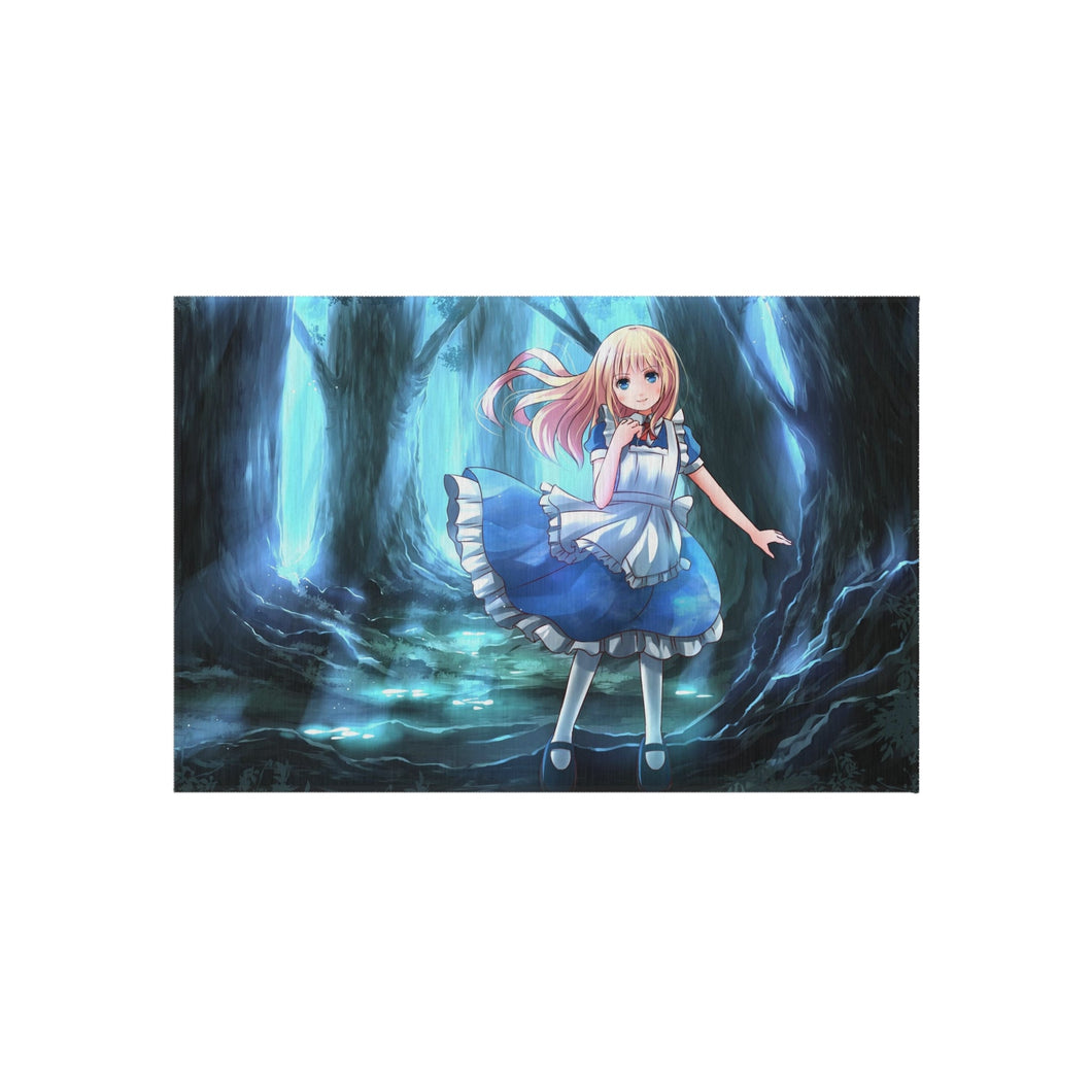 Anime Alice In Wonderland Rug