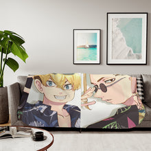 Load image into Gallery viewer, Tokyo Revengers Chifuyu Matsuno, Keisuke Baji Sherpa Blanket
