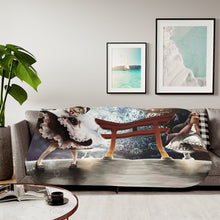 Load image into Gallery viewer, Hakurei And Marisa Kirisame Sherpa Blanket

