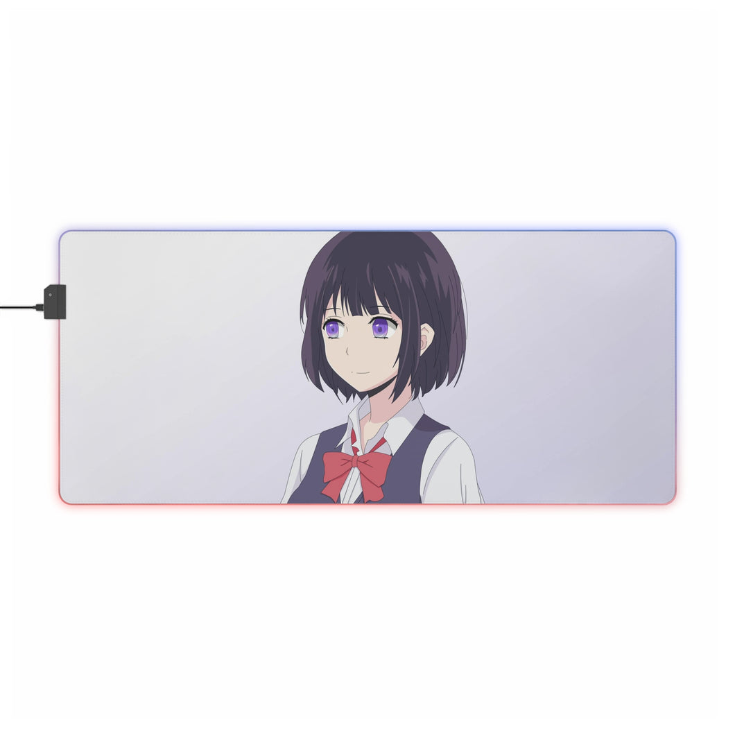 Kuzu No Honkai Hanabi Yasuraoka RGB LED Mouse Pad (Desk Mat)