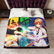 Load image into Gallery viewer, Anime Food Wars: Shokugeki no Soma Sherpa Blanket
