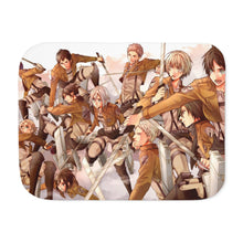 Load image into Gallery viewer, Shingeki no Kyojin - 104th Trainees Squad Sherpa Blanket

