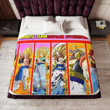 Load image into Gallery viewer, Gogeta Supersaiyajin Evolutions Sherpa Blanket
