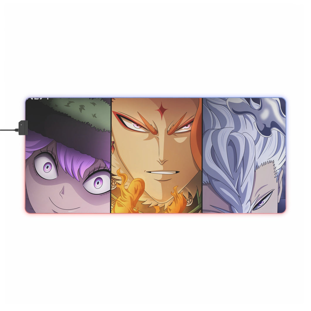 Anime Black Clover RGB LED Mouse Pad (Desk Mat)