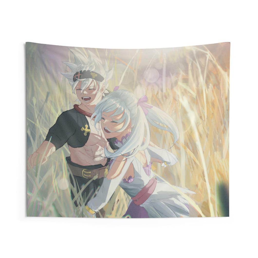 Black Clover Asta, Noelle Silva Indoor Wall Tapestry
