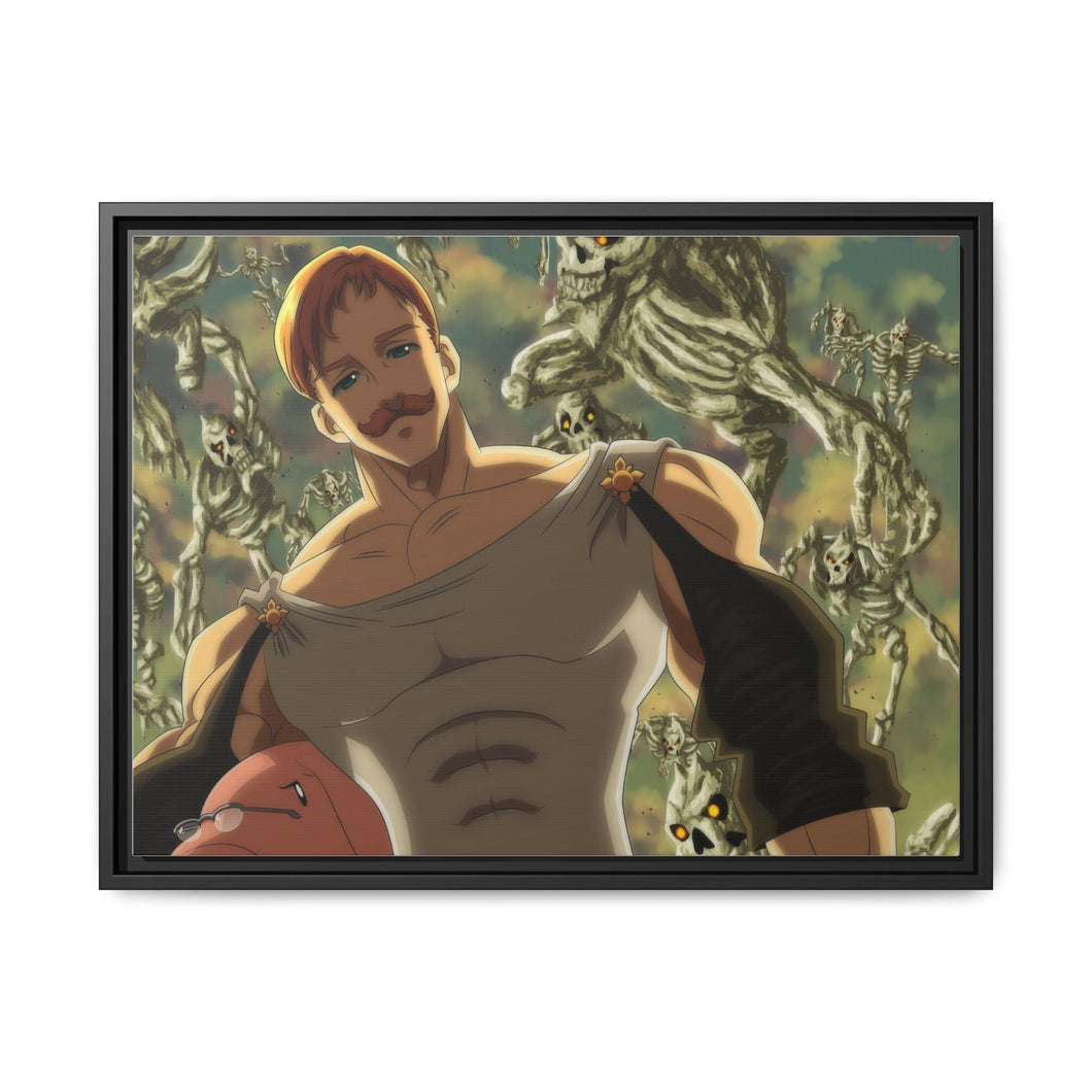 The Seven Deadly Sins Canvas Framed Art Print