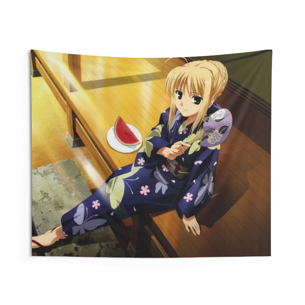 Saber (Fate Series) Indoor Wall Tapestry