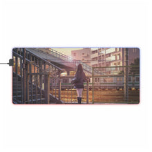 Load image into Gallery viewer, Anime Train Station RGB LED Mouse Pad (Desk Mat)
