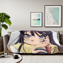 Load image into Gallery viewer, Rascal Does Not Dream Of Bunny Girl Senpai Sherpa Blanket
