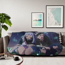 Load image into Gallery viewer, Black Clover Asta, Noelle Silva Sherpa Blanket

