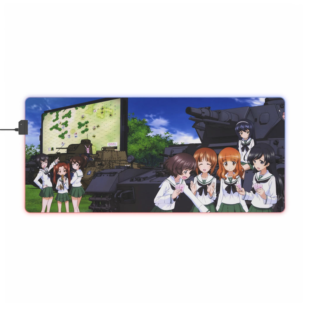 Girls und Panzer RGB LED Mouse Pad (Desk Mat)