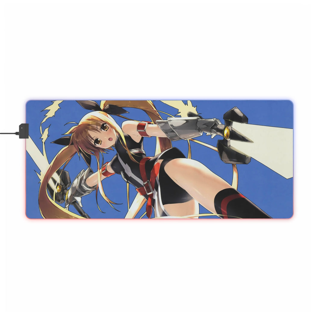 Magical Girl Lyrical Nanoha RGB LED Mouse Pad (Desk Mat)