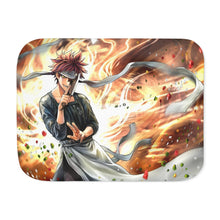 Load image into Gallery viewer, Anime Food Wars: Shokugeki no Soma Sherpa Blanket
