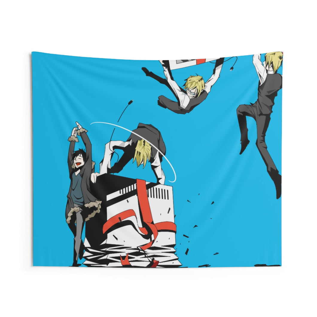 Durarara!! Izaya Orihara, Shizuo Heiwajima Indoor Wall Tapestry