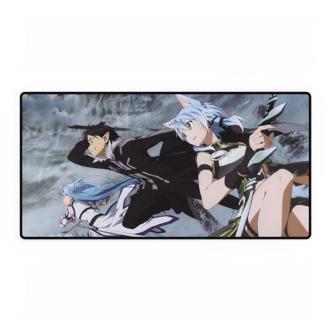 Kirito, Asuna and Sinon Mouse Pad (Desk Mat)