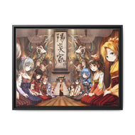Anime Kantai Collection Canvas Framed Art Print