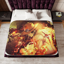 Load image into Gallery viewer, Portgas D. Ace 8k Sherpa Blanket

