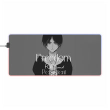 Load image into Gallery viewer, Anime Attack On Titan RGB LED Mouse Pad (Desk Mat)
