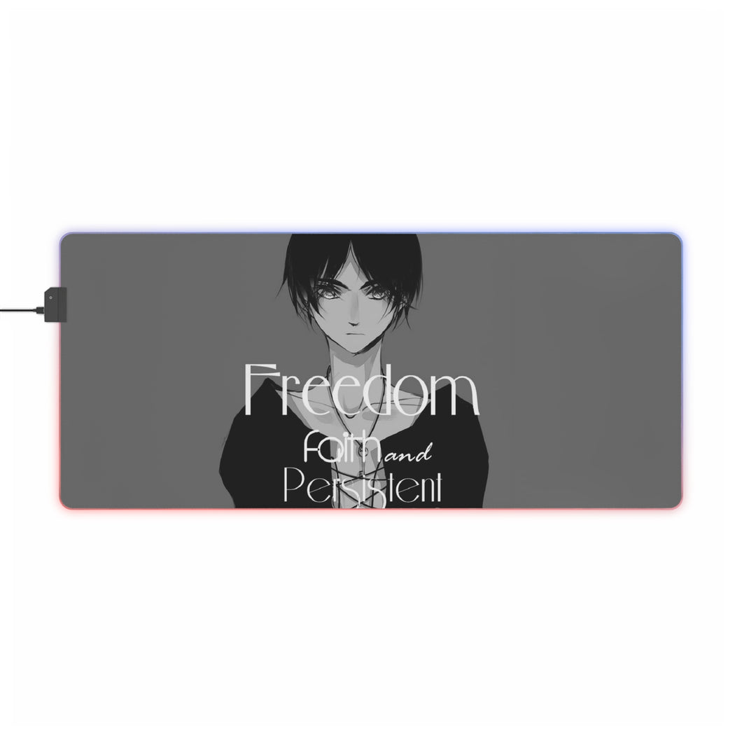 Anime Attack On Titan RGB LED Mouse Pad (Desk Mat)