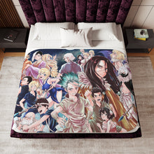 Load image into Gallery viewer, Anime Dr. Stone Sherpa Blanket
