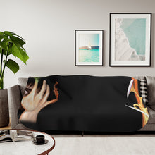 Load image into Gallery viewer, Shinichi Izumi Face Sherpa Blanket
