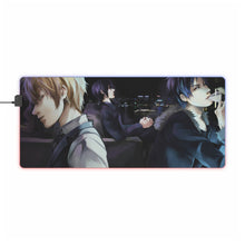 Load image into Gallery viewer, Durarara!! Izaya Orihara, Shizuo Heiwajima RGB LED Mouse Pad (Desk Mat)
