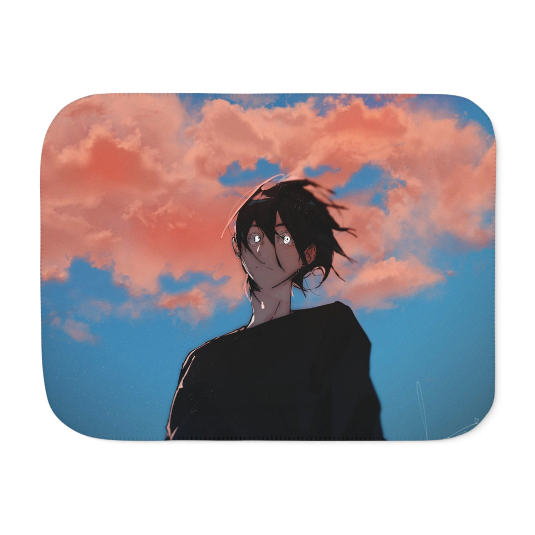 Anime Fire Force Sherpa Blanket
