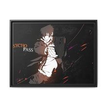 Load image into Gallery viewer, Shinya Kogami With His dominator Canvas Framed Art Print

