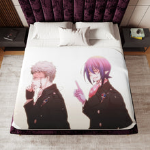 Load image into Gallery viewer, Shiro and Mephisto Sherpa Blanket
