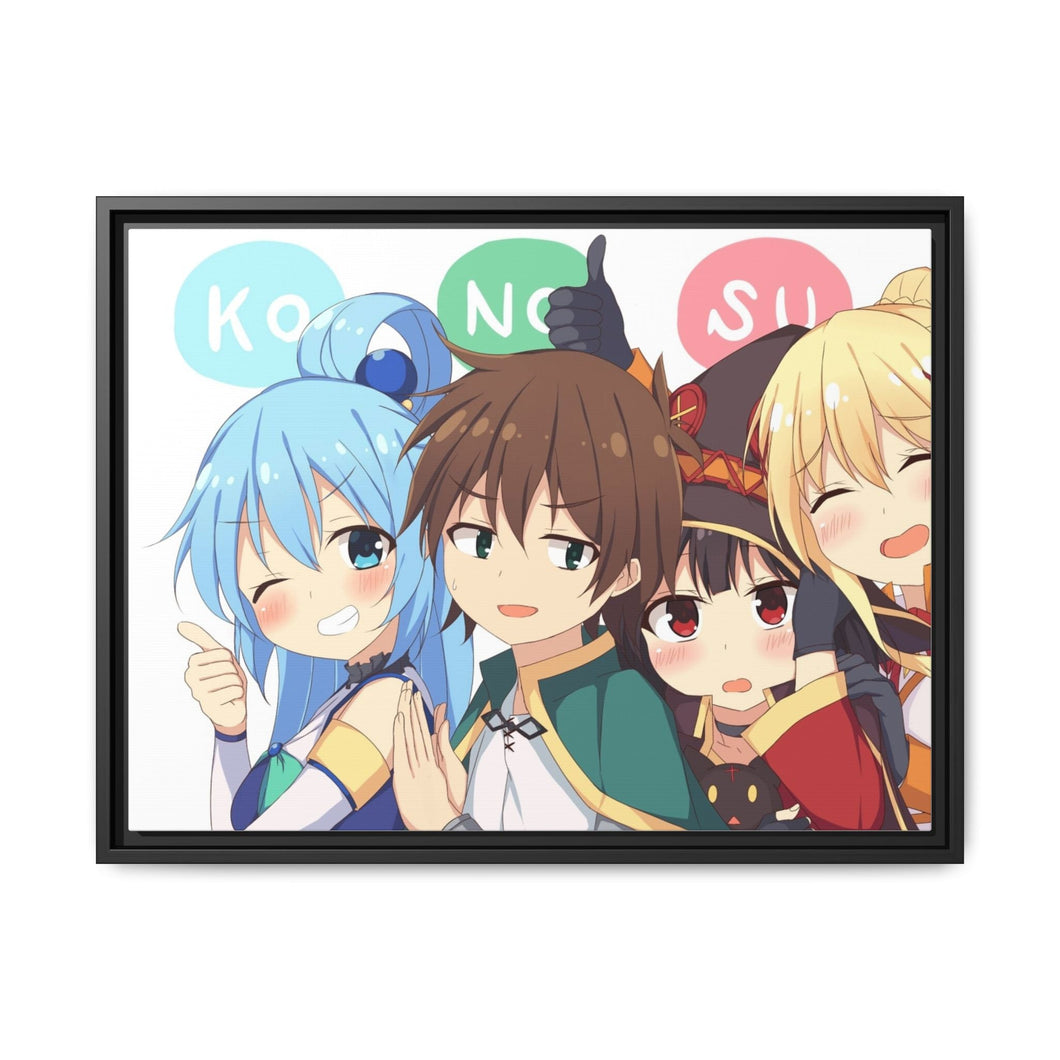 Anime KonoSuba - God’s blessing on this wonderful world!! Canvas Framed Art Print
