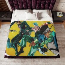 Load image into Gallery viewer, Anime Jojo&#39;s Bizarre Adventure Sherpa Blanket
