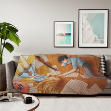 Load image into Gallery viewer, Anime Your Lie in April Sherpa Blanket

