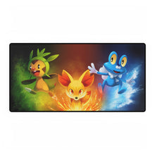 Load image into Gallery viewer, Chespin, Fennekin &amp; Froakie Mouse Pad (Desk Mat)
