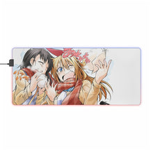 Load image into Gallery viewer, Nisekoi Chitoge Kirisaki, Kosaki Onodera RGB LED Mouse Pad (Desk Mat)
