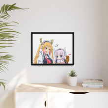 Load image into Gallery viewer, Miss Kobayashi&#39;s Dragon Maid Kanna Kamui, Kobayashi San Chi No Maid Dragon, Tohru Canvas Framed Art Print
