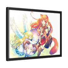 Load image into Gallery viewer, Raphtalia and Filo Canvas Framed Art Print
