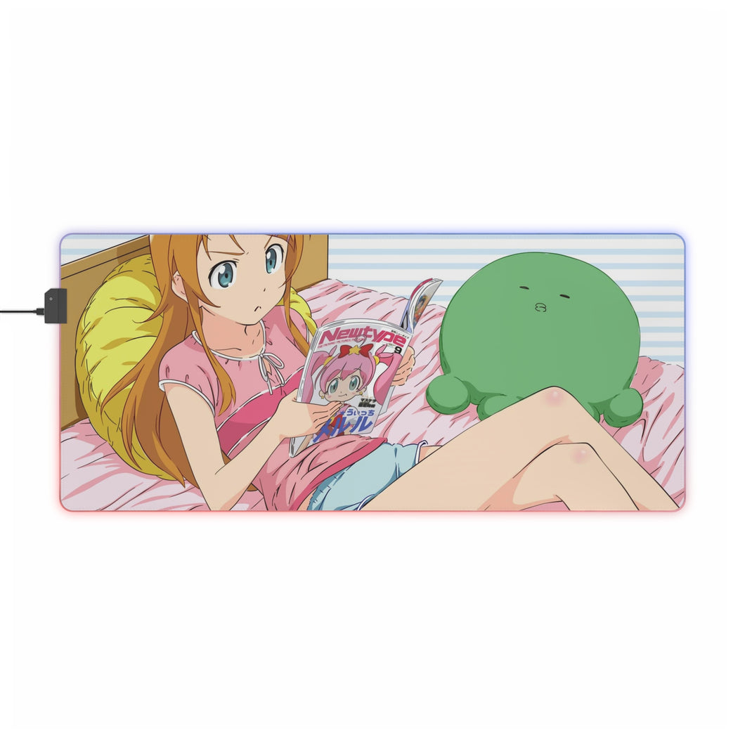 Oreimo Kirino Kousaka, Meruru RGB LED Mouse Pad (Desk Mat)