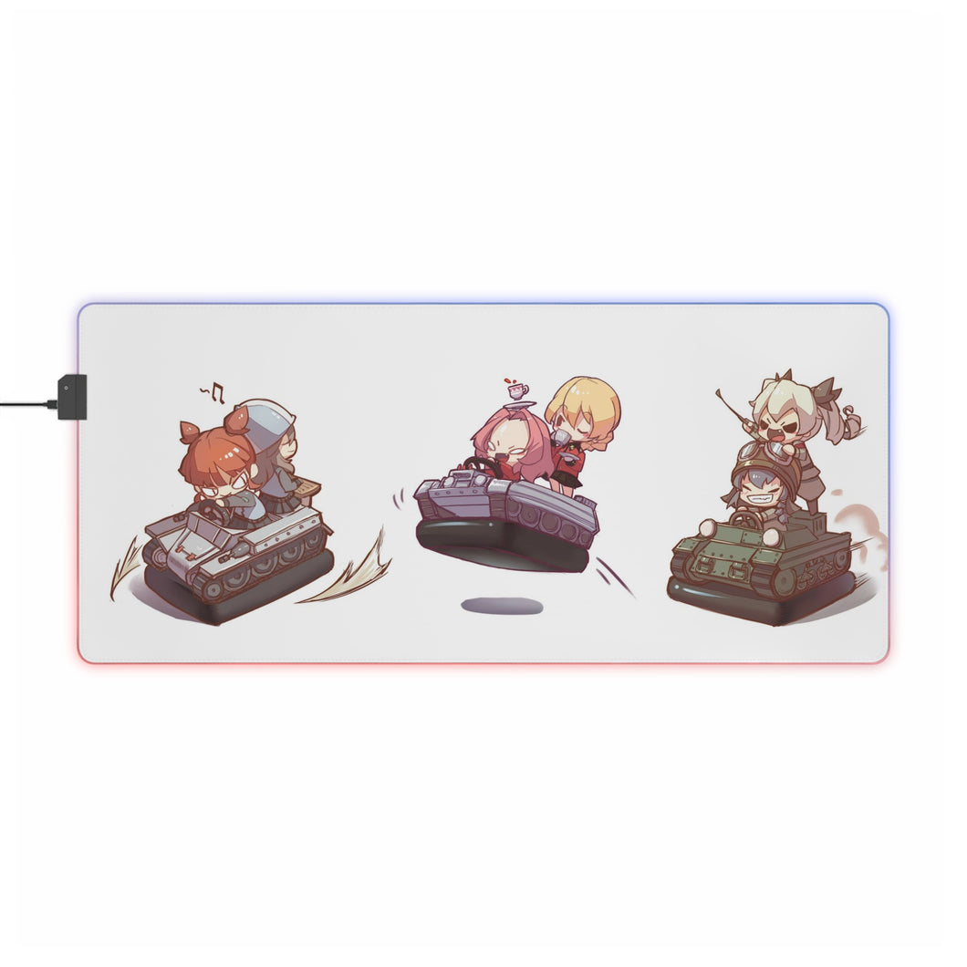 Girls und Panzer RGB LED Mouse Pad (Desk Mat)