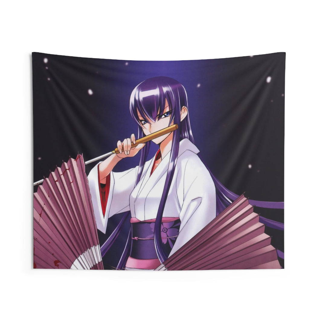 Highschool Of The Dead Indoor Wall Tapestry