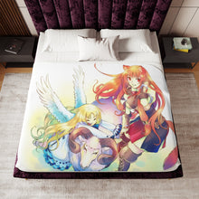 Load image into Gallery viewer, Raphtalia and Filo Sherpa Blanket
