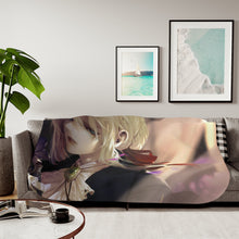 Load image into Gallery viewer, Anime Violet Evergarden Sherpa Blanket
