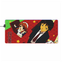 Load image into Gallery viewer, The Melancholy Of Haruhi Suzumiya RGB LED Mouse Pad (Desk Mat)
