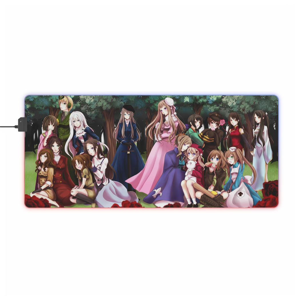 Hetalia: Axis Powers RGB LED Mouse Pad (Desk Mat)