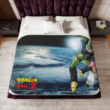 Load image into Gallery viewer, Frieza, Cell, Buu and Earth Sherpa Blanket
