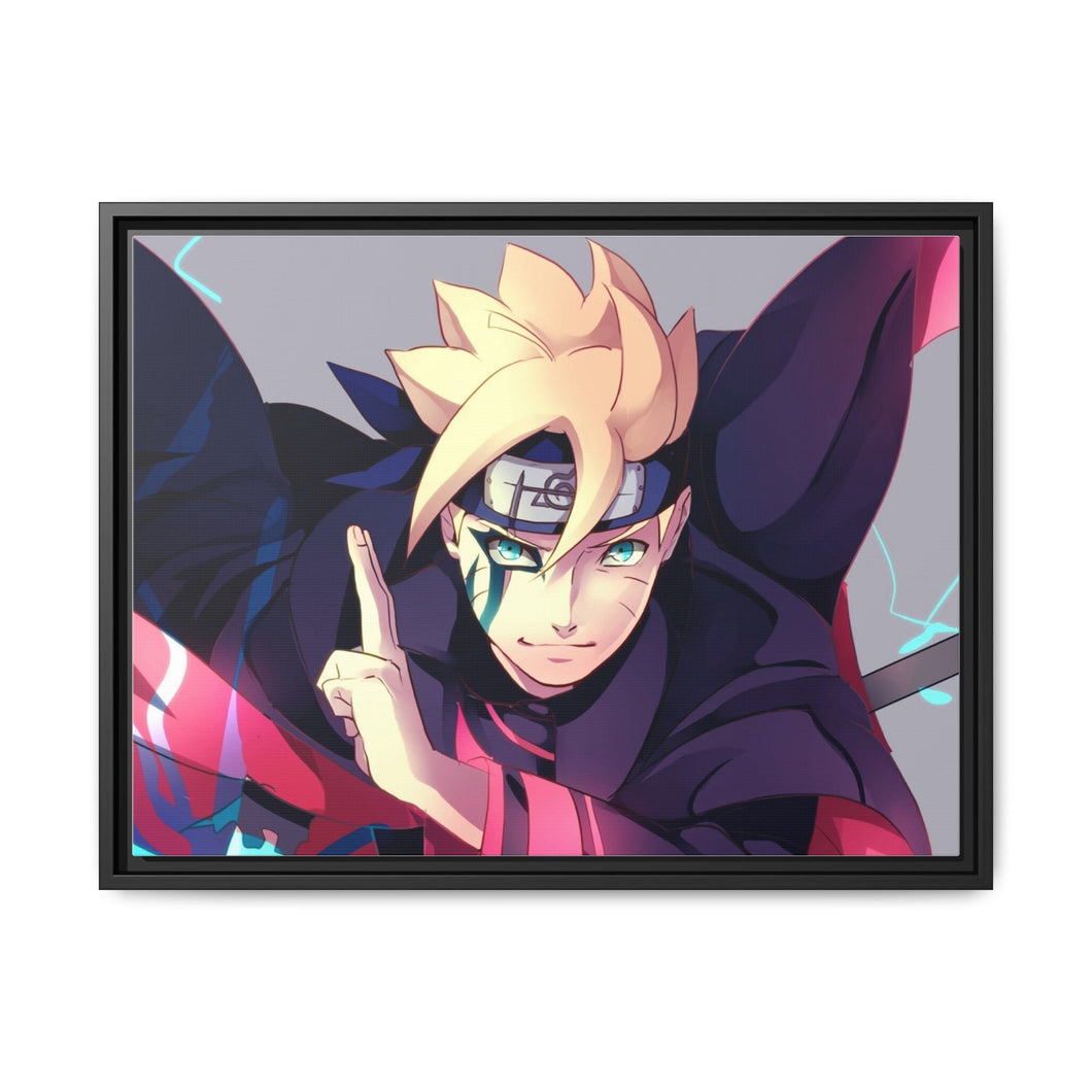 Boruto Uzumaki Canvas Framed Art Print