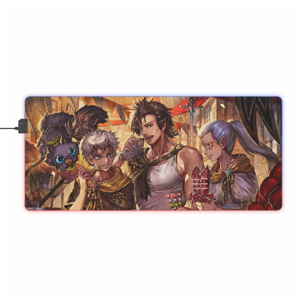 Anime Black Clover RGB LED Mouse Pad (Desk Mat)