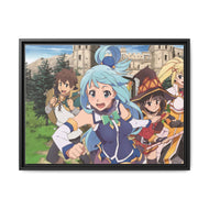 KonoSuba - God’s blessing on this wonderful world!! Canvas Framed Art Print