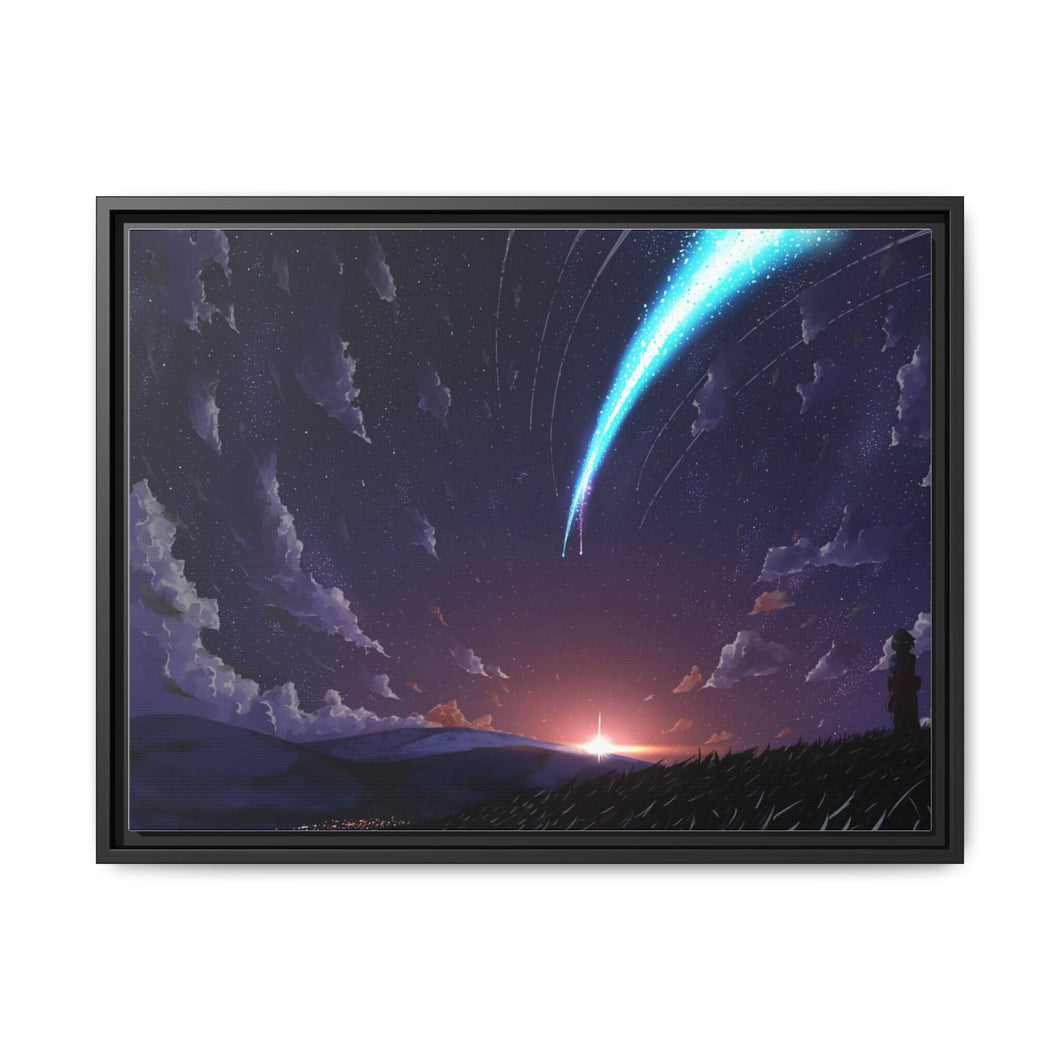 Anime Your Name. Canvas Framed Art Print