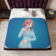 Load image into Gallery viewer, Miku Nakano from 5-Toubun no Hanayome Sherpa Blanket
